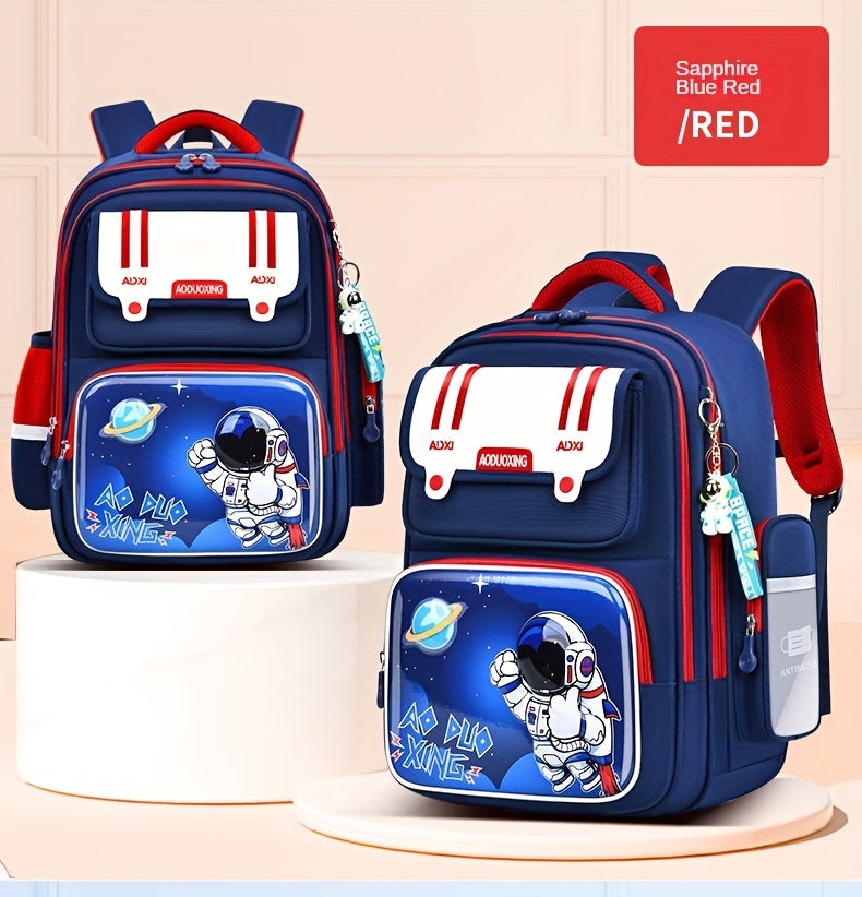 Leichter Schulrucksack mit Astronautenmotiv – Unisex für Kinder & Jugendliche