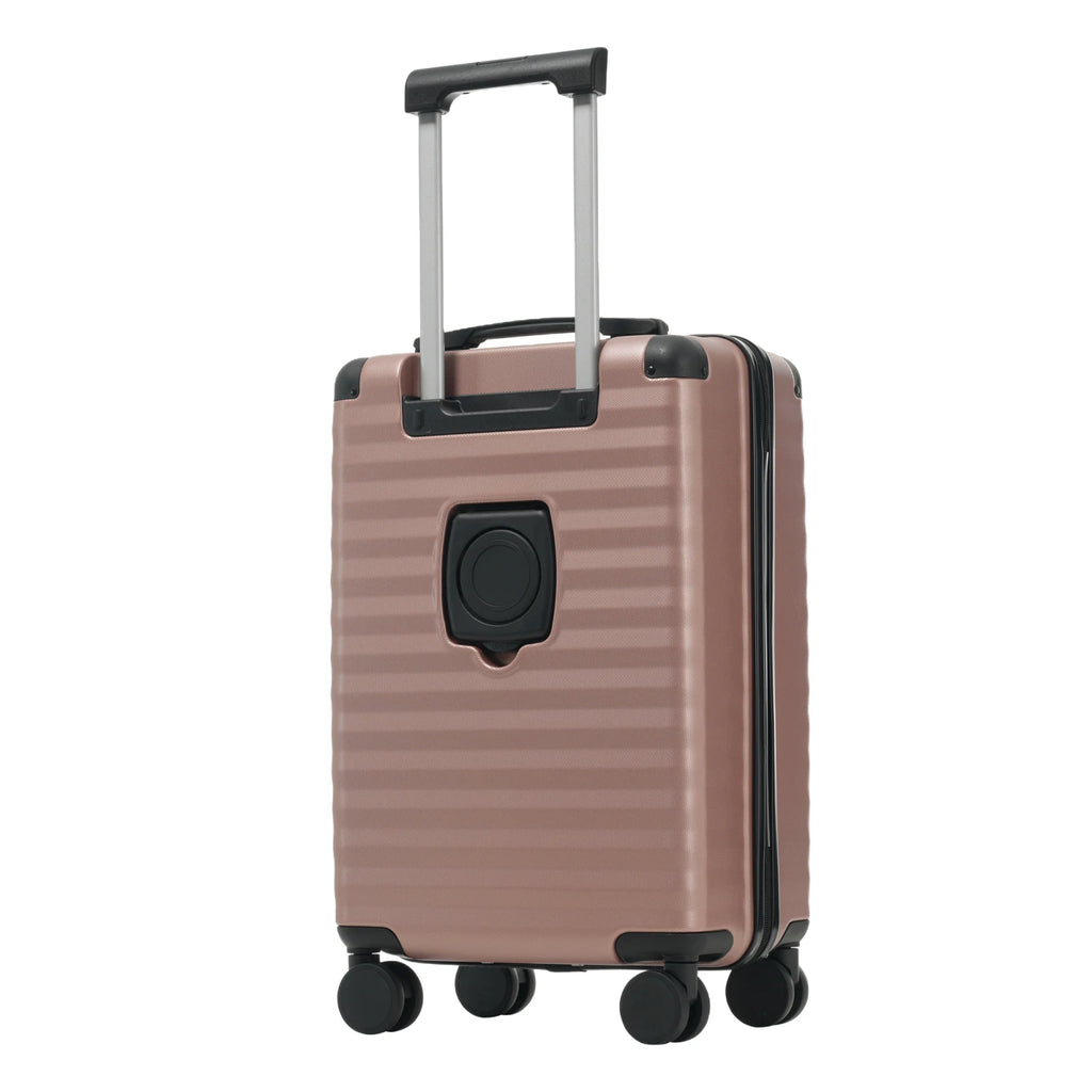 3-teiliges Kofferset M/L/XL – Hartschalen-Trolley mit TSA-Schloss, 4 Rollen, ABS Reisegepäck, Handgepäck & Reisekoffer
