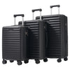 3-teiliges Kofferset M/L/XL – Hartschalen-Trolley mit TSA-Schloss, 4 Rollen, ABS Reisegepäck, Handgepäck & Reisekoffer