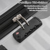 3-teiliges Kofferset M/L/XL – Hartschalen-Trolley mit TSA-Schloss, 4 Rollen, ABS Reisegepäck, Handgepäck & Reisekoffer