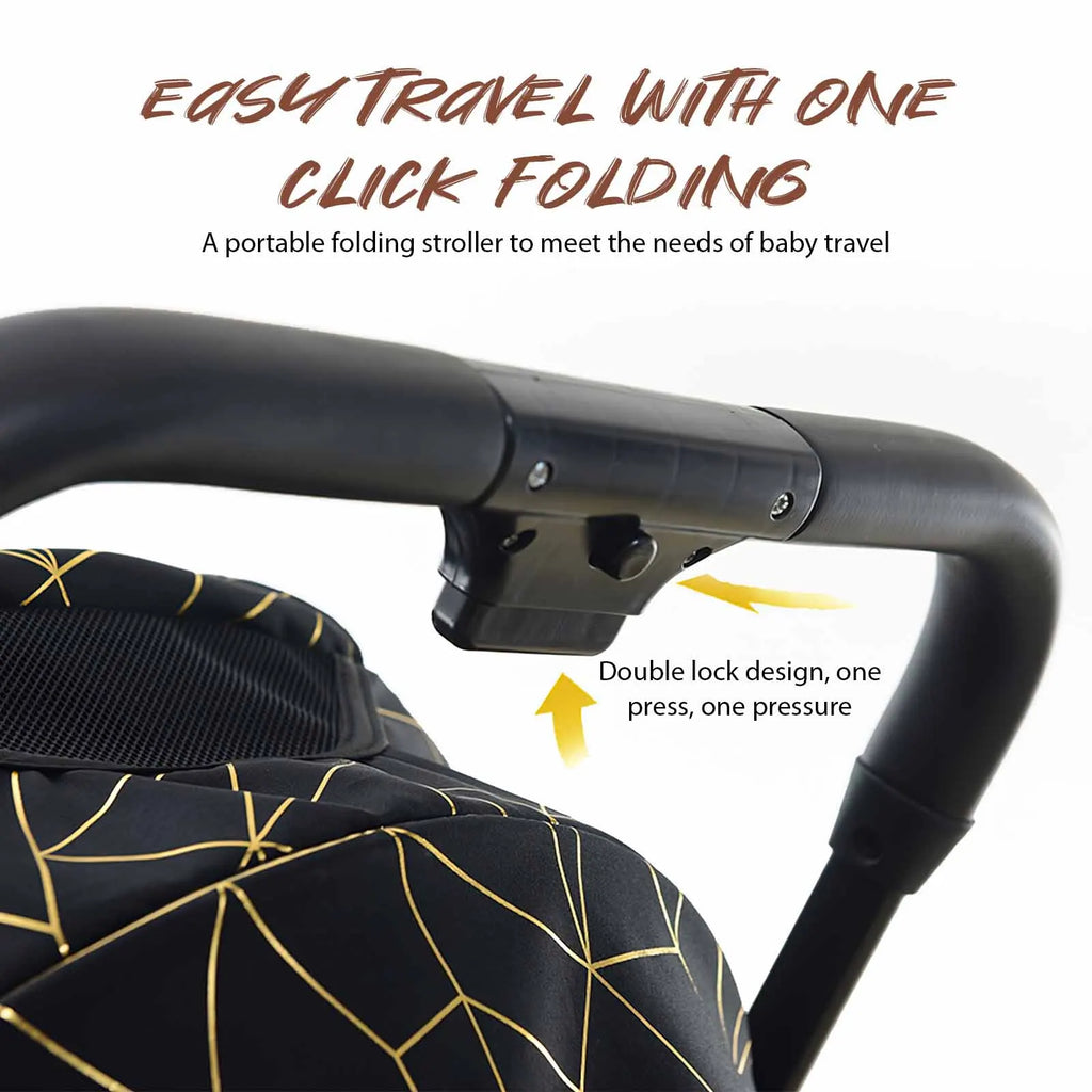 Leichter faltbarer Hochlandschafts-Kinderwagen mit Stoßdämpfung – 4 Räder