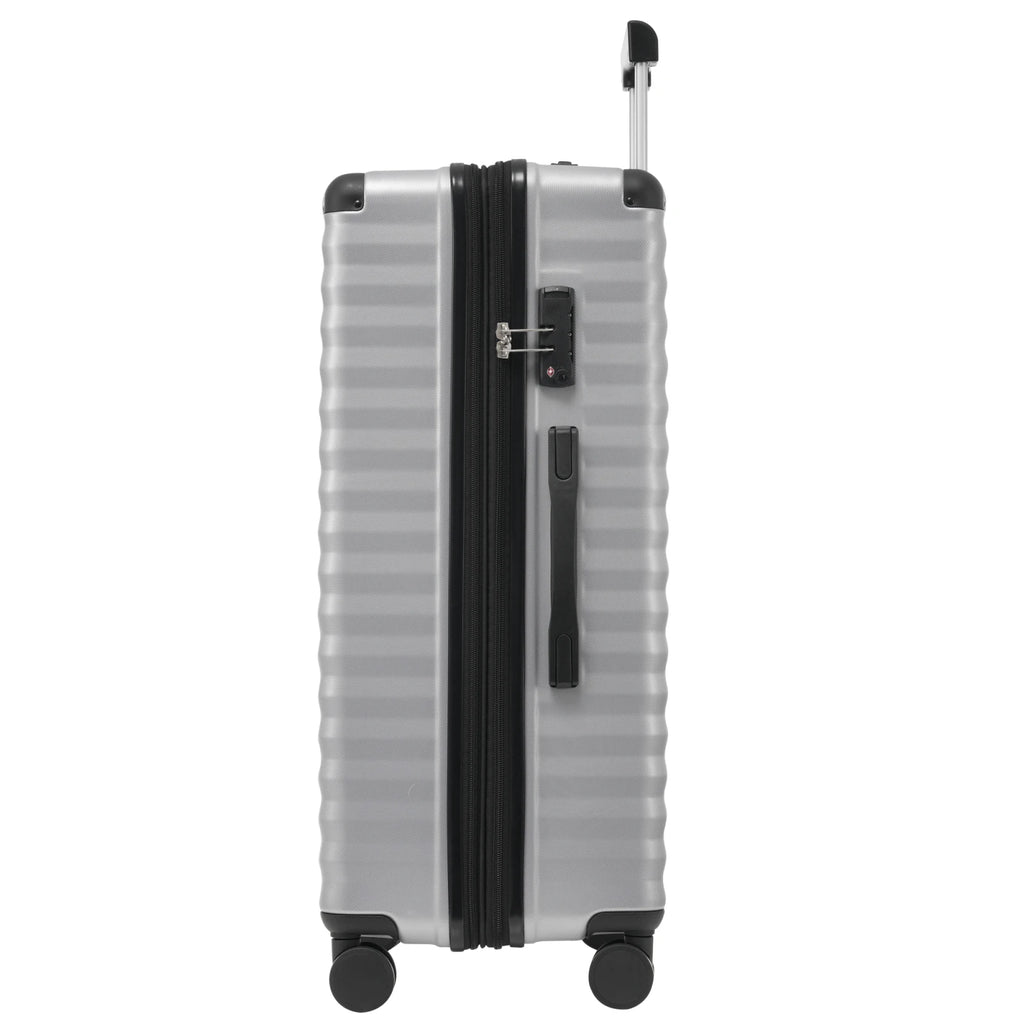 3-teiliges Kofferset M/L/XL – Hartschalen-Trolley mit TSA-Schloss, 4 Rollen, ABS Reisegepäck, Handgepäck & Reisekoffer