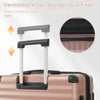 3-teiliges Kofferset M/L/XL – Hartschalen-Trolley mit TSA-Schloss, 4 Rollen, ABS Reisegepäck, Handgepäck & Reisekoffer