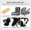 Baby Kinderwagen, Hochlandschafts-Kinderwagen mit Babywanne, Wasserabweisender Kinderwagen.