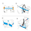 Baby Kinderwagen, Hochlandschafts-Kinderwagen mit Babywanne, Wasserabweisender Kinderwagen.