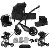 Baby Kinderwagen, Hochlandschafts-Kinderwagen mit Babywanne, Wasserabweisender Kinderwagen.