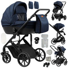 Luxus 3-in-1 Kinderwagen für Neugeborene – Leichter Kinderwagen