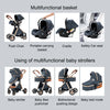 Kinderwagen 3-in-1 – Leicht, Faltbar & Komfortabel