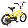 14-Zoll Kinderfahrrad mit Stützrädern – Verstellbarer Sattel, Doppelbremse, für Kinder von 2–4 Jahren
