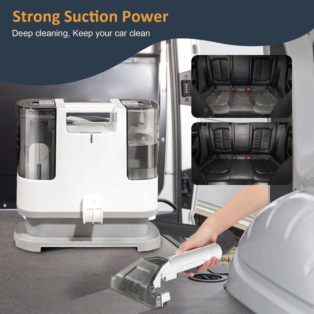 Teppichreiniger 400W – Kompakt, kraftvoll und vielseitig