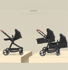 Leichter Zwillingskinderwagen – Faltbarer Doppelsitz-Kinderwagen, tragbarer und multifunktional