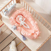 Tragbares Babybett – Abnehmbares Schlafnest  mit Baumwollmatratze und Kissen