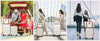 2/4/6-teiliges Beauty Case & Reiseset – Kosmetikkoffer, Handgepäck & Kulturbeutel