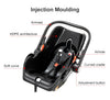 Baby Kinderwagen, Hochlandschafts-Kinderwagen mit Babywanne, Wasserabweisender Kinderwagen.