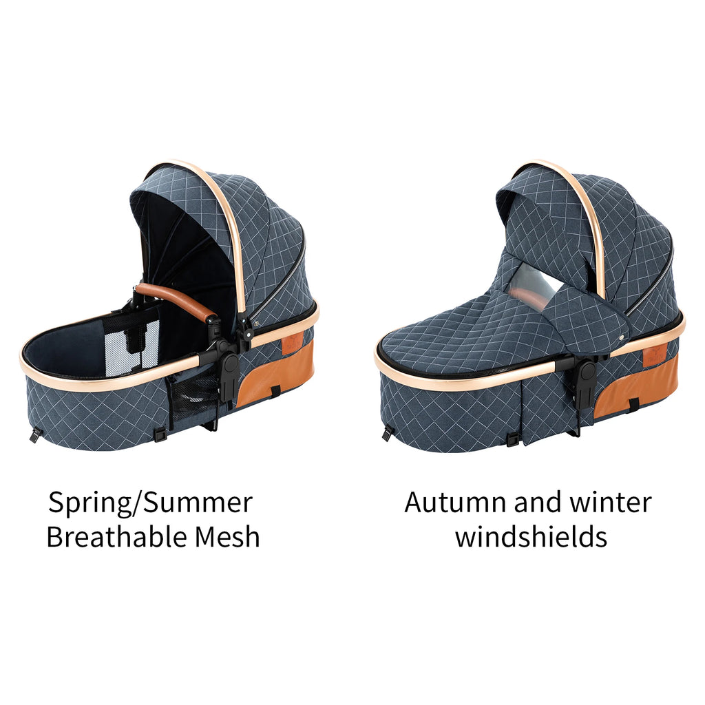 Kinderwagen 3-in-1 – Leicht, Faltbar & Komfortabel