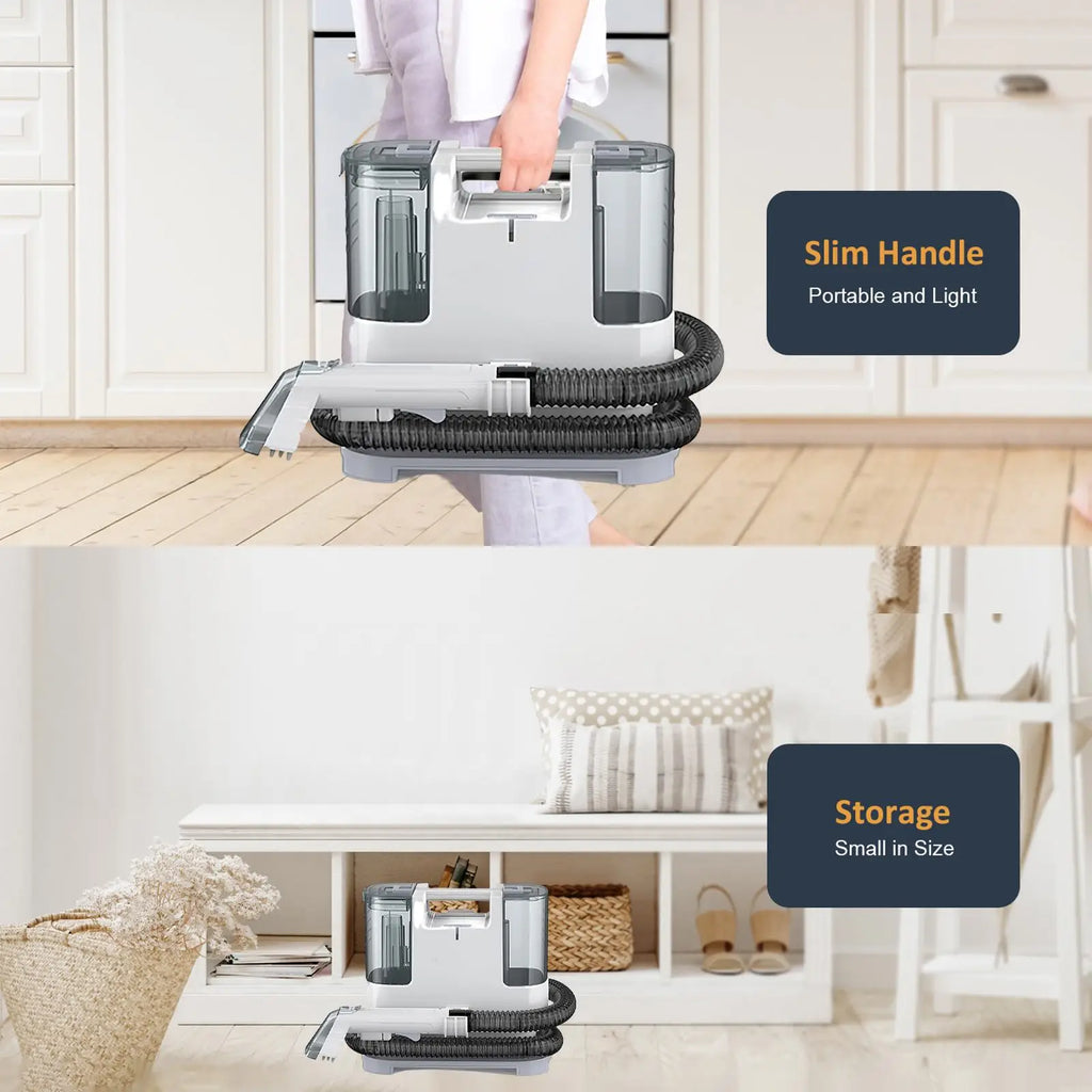 Teppichreiniger 400W – Kompakt, kraftvoll und vielseitig