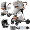 Kinderwagen 3-in-1 – Leicht, Faltbar & Komfortabel