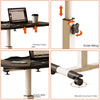 Höhenverstellbarer Laptop-Tisch mit 360° drehbarer Tischplatte – Mobiler Rolltisch für Bett, Sofa oder Büro