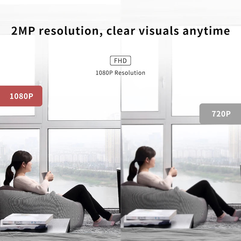 2X WLAN Innenkamera 1080P – Haustier & Baby Überwachung mit App