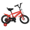 14-Zoll Kinderfahrrad mit Stützrädern – Verstellbarer Sattel, Doppelbremse, für Kinder von 2–4 Jahren