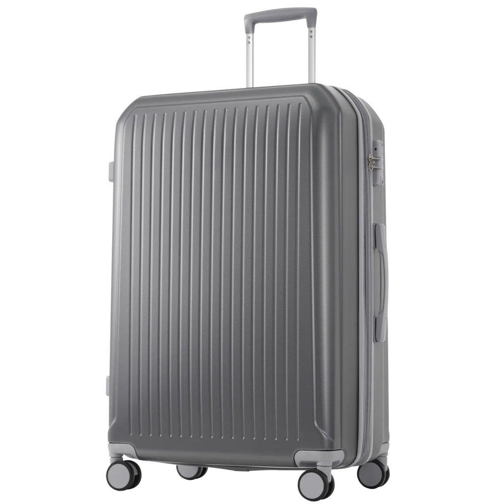 4-teiliges Kofferset – Hartschalen-Trolley aus ABS mit 360° drehbaren Rollen, TSA-Schloss & Teleskopgriff