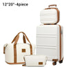 2/4/6-teiliges Beauty Case & Reiseset – Kosmetikkoffer, Handgepäck & Kulturbeutel