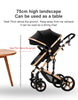Baby Kinderwagen, Hochlandschafts-Kinderwagen mit Babywanne, Wasserabweisender Kinderwagen.