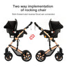 Baby Kinderwagen, Hochlandschafts-Kinderwagen mit Babywanne, Wasserabweisender Kinderwagen.