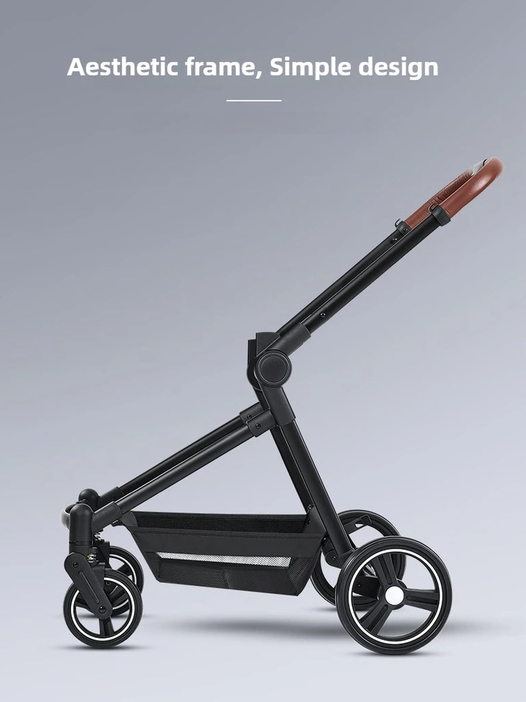 Leichter Zwillingskinderwagen – Faltbarer Doppelsitz-Kinderwagen, tragbarer und multifunktional