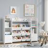 Kinderregal mit Spielzeugboxen – 8 Aufbewahrungsboxen & 9 Fächer
