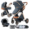 Kinderwagen 3-in-1 – Leicht, Faltbar & Komfortabel