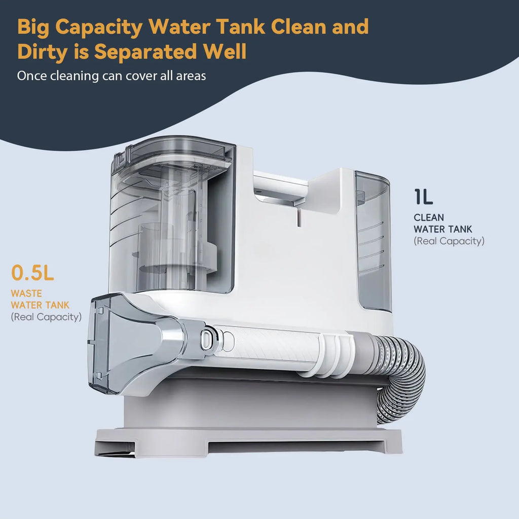 Teppichreiniger 400W – Kompakt, kraftvoll und vielseitig