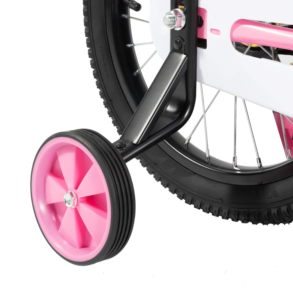 16-Zoll Kinderfahrrad für Jungen & Mädchen (5–8 Jahre) – Doppelbremssystem, Stützräder, erhältlich in Grün/Pink/Gelb