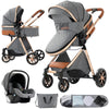 Kinderwagen 3-in-1 – Leicht, Faltbar & Komfortabel