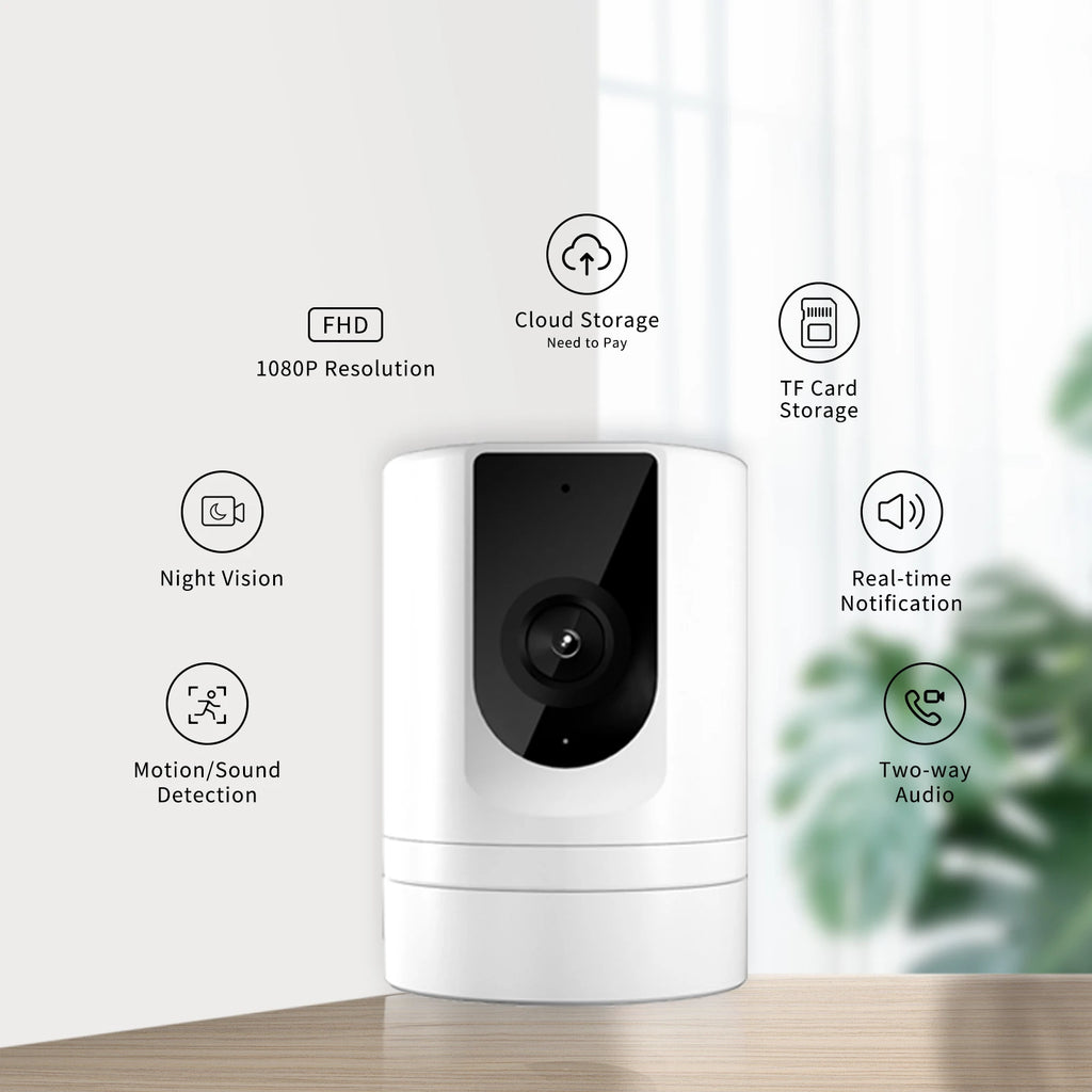 2X WLAN Innenkamera 1080P – Haustier & Baby Überwachung mit App