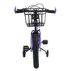 14 Zoll Kinderfahrrad mit verstellbarem Sitz, Stützrädern, Korb & Rücksitz, bis 50 kg belastbar, für Kinder 3–5 Jahre