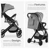 Buggy Pram, Kinderwagen für 0–3 Jahre | Erstausstattung für Neugeborene & Kleinkinder | Leichter, faltbarer