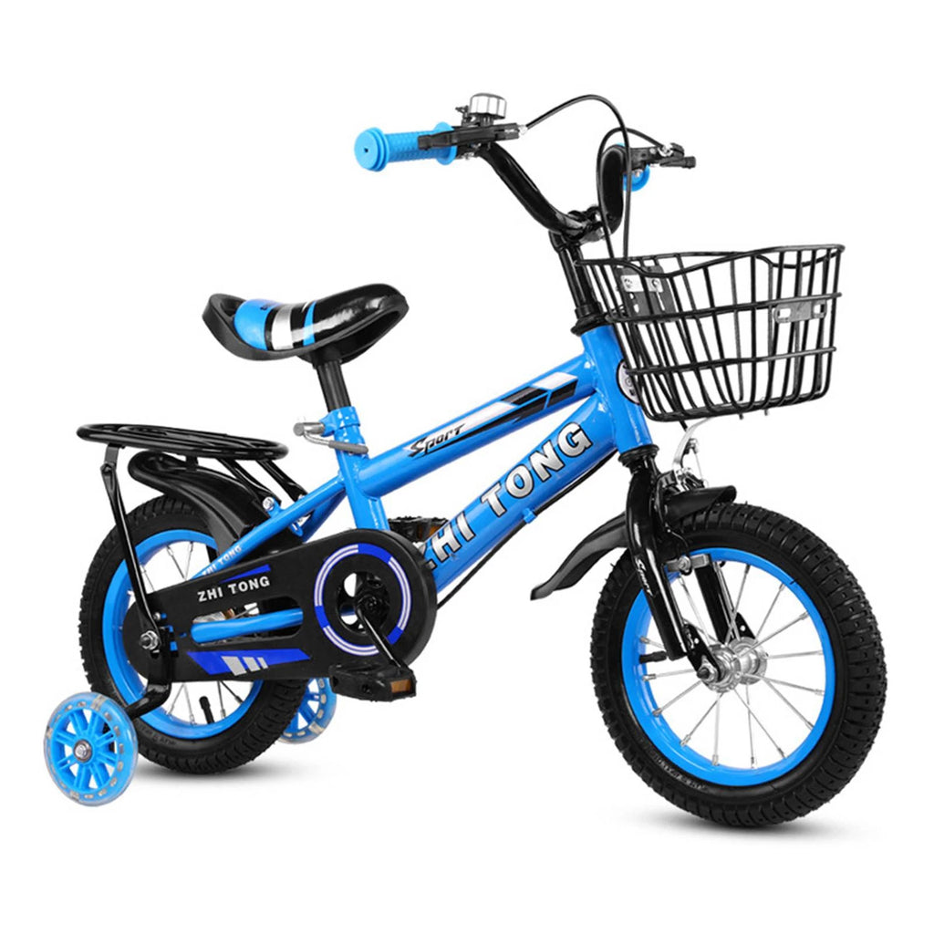 14-Zoll Kinderfahrrad mit verstellbarer Sitzhöhe und abnehmbarem Korb – Für Jungen und Mädchen von 2 bis 7 Jahren