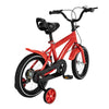 14-Zoll Kinderfahrrad mit Stützrädern – Verstellbarer Sattel, Doppelbremse, für Kinder von 2–4 Jahren