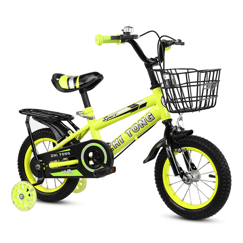 14-Zoll Kinderfahrrad mit verstellbarer Sitzhöhe und abnehmbarem Korb – Malikra Shop
