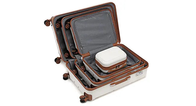 2/4/6-teiliges Beauty Case & Reiseset – Kosmetikkoffer, Handgepäck & Kulturbeutel