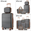 2/4/6-teiliges Beauty Case & Reiseset – Kosmetikkoffer, Handgepäck & Kulturbeutel