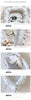 Tragbares Babybett – Abnehmbares Schlafnest  mit Baumwollmatratze und Kissen