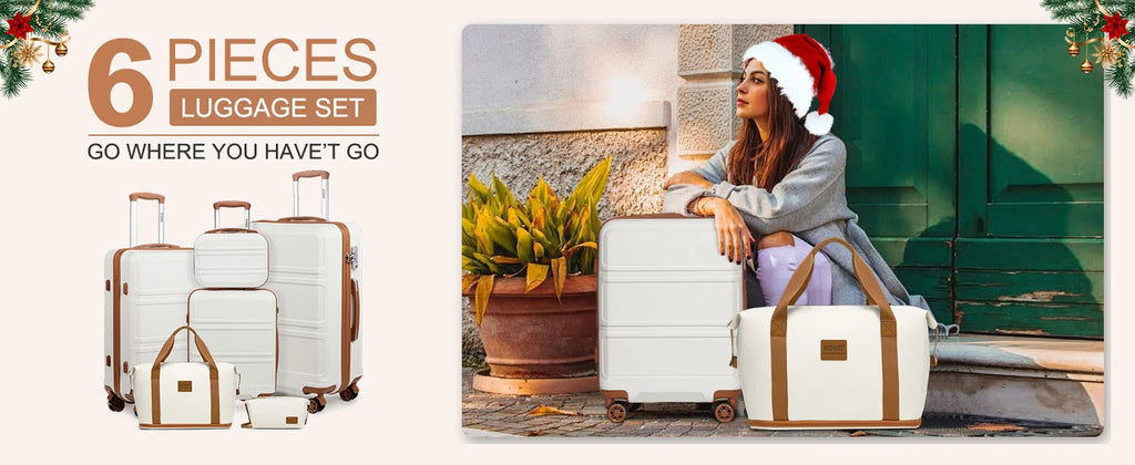 2/4/6-teiliges Beauty Case & Reiseset – Kosmetikkoffer, Handgepäck & Kulturbeutel