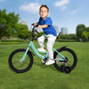 16-Zoll Kinderfahrrad für Jungen & Mädchen (5–8 Jahre) – Doppelbremssystem, Stützräder, erhältlich in Grün/Pink/Gelb
