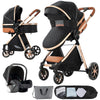 Kinderwagen 3-in-1 – Leicht, Faltbar & Komfortabel