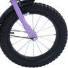 14 Zoll Kinderfahrrad mit verstellbarem Sitz, Stützrädern, Korb & Rücksitz, bis 50 kg belastbar, für Kinder 3–5 Jahre