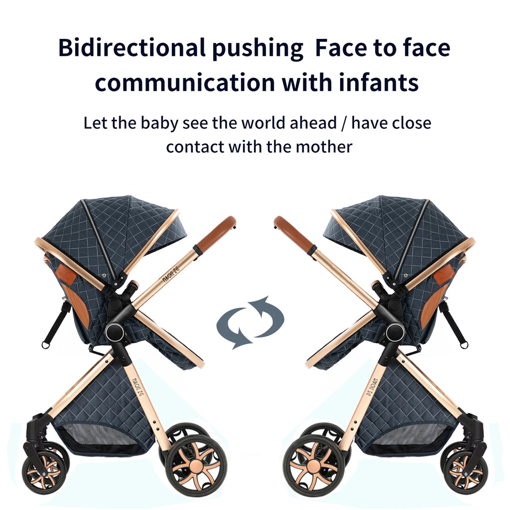Kinderwagen 3-in-1 – Leicht, Faltbar & Komfortabel