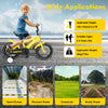 14-Zoll Kinderfahrrad mit Stützrädern – Verstellbarer Sattel, Doppelbremse, für Kinder von 2–4 Jahren