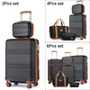 2/4/6-teiliges Beauty Case & Reiseset – Kosmetikkoffer, Handgepäck & Kulturbeutel